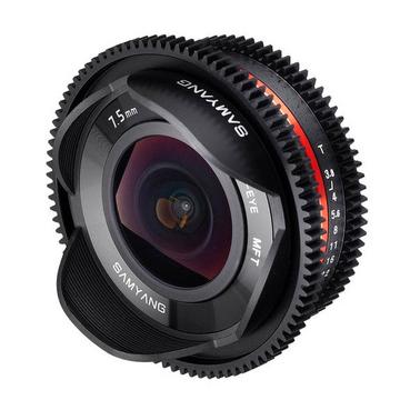 Samyang 7,5 mm T3.8 CINE UMC Fish-Eye Silver (M4 / 3)