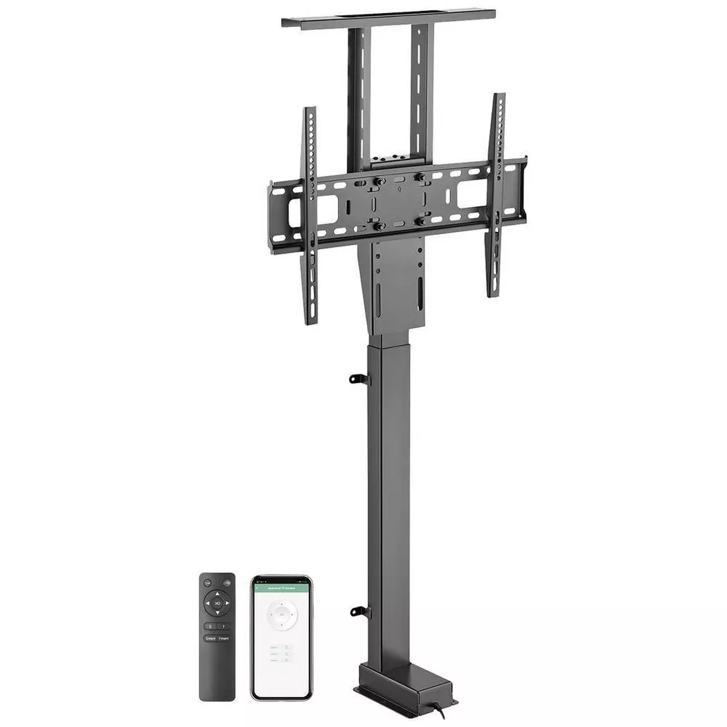 My Wall - Motorisierter TV-Lift zum Einbau in Möbel, One Size, Schwarz