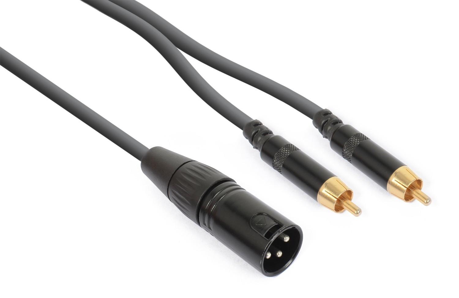PD-Connex  PD-Connex 177159 Audio-Kabel 3 m XLR (3-pin) RCA Schwarz 