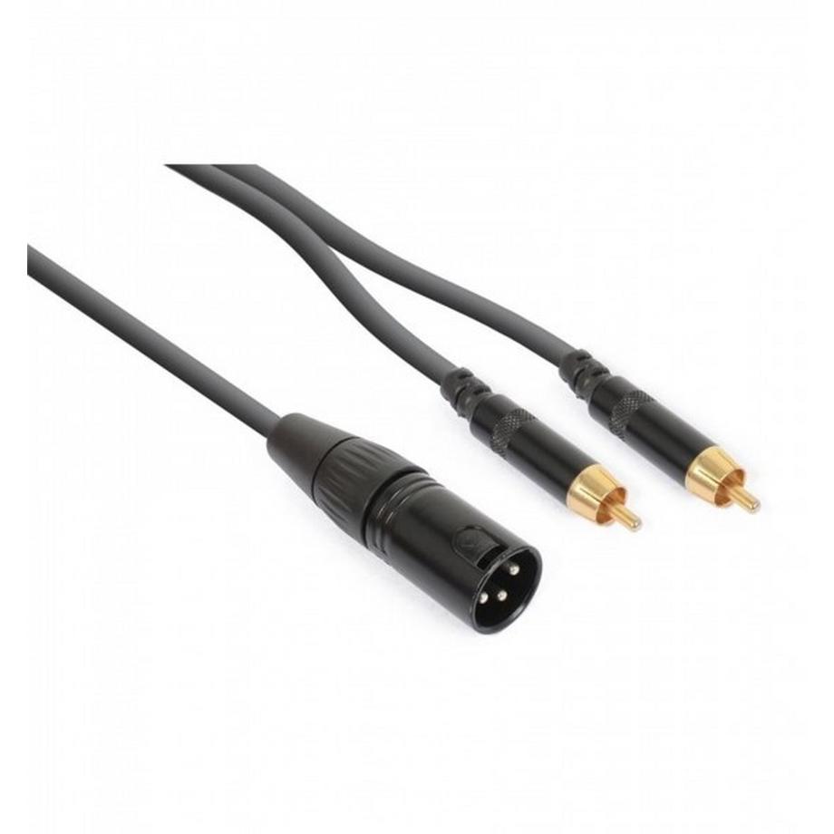 PD-Connex  PD-Connex 177159 cavo audio 3 m XLR (3-pin) RCA Nero 