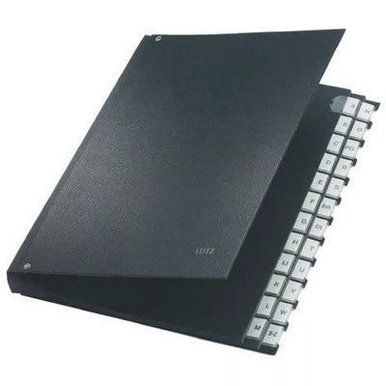 Leitz LEITZ Pultordner PP-kaschiert 59240095 schwarz A-Z 24 Fächer online kaufen MANOR