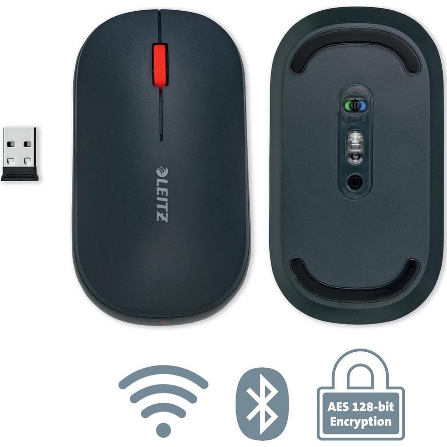 Leitz  Cosy mouse Ufficio Ambidestro RF senza fili + Bluetooth 4000 DPI 