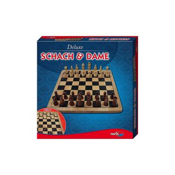 Deluxe Holz - Schach & Dame