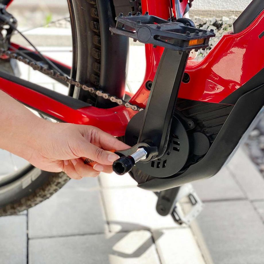 Intirilife  Intirilife 3-teiliges Fahrrad Kurbelabzieher Set - Kurbel Entferner, Fahrrad Werkzeug, Reparaturset Reparaturkit Fahrradkurbel 