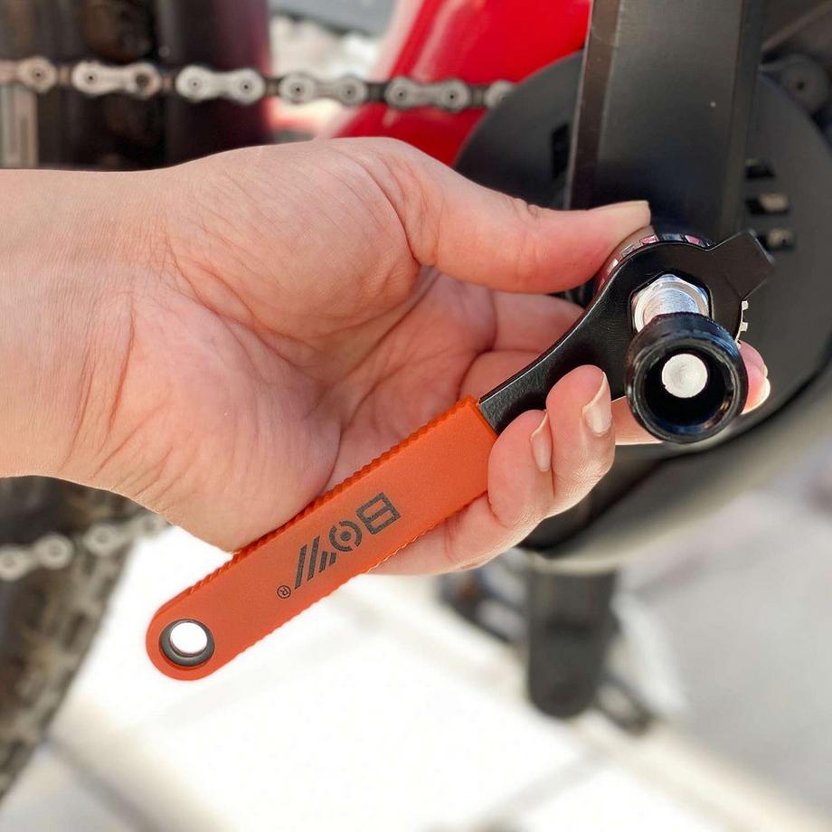 Intirilife  Intirilife 3-teiliges Fahrrad Kurbelabzieher Set - Kurbel Entferner, Fahrrad Werkzeug, Reparaturset Reparaturkit Fahrradkurbel 