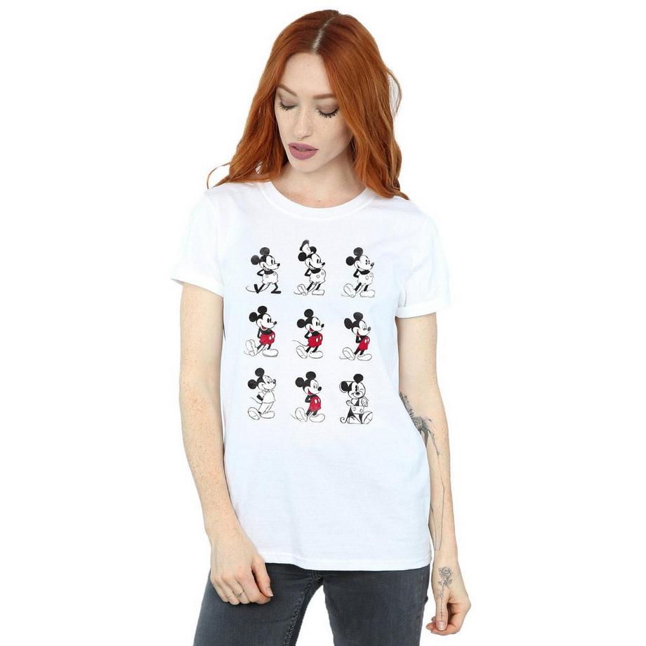 Disney Mickey Mouse Evolution Coupe Ample T-Shirt  