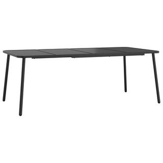 VidaXL Table de jardin acier  
