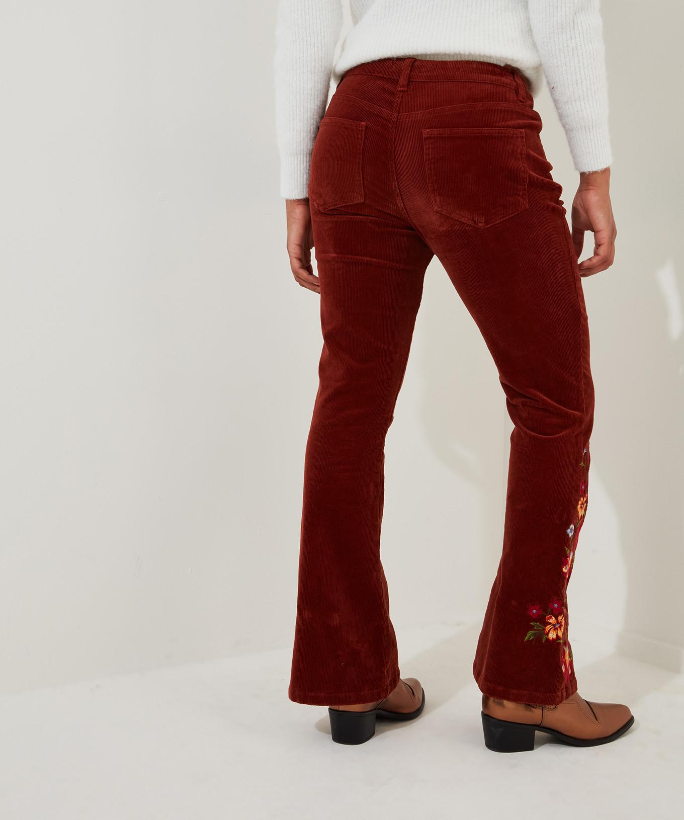 Joe Browns  Pantalon Velours Côtelé Brodé 