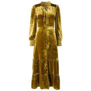 Joe Browns Abito boho in velluto con nappe al collo  