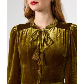 Joe Browns Abito boho in velluto con nappe al collo  