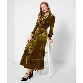 Joe Browns Abito boho in velluto con nappe al collo  