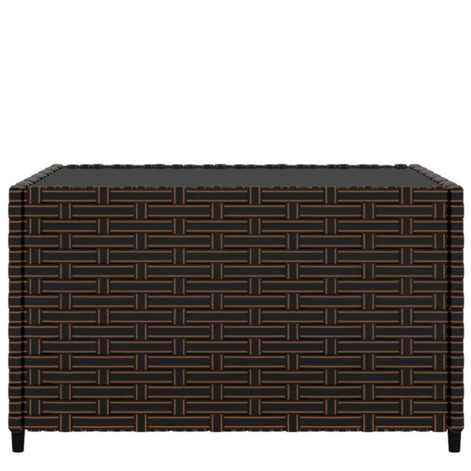 VidaXL tavolino da giardino Rattan  