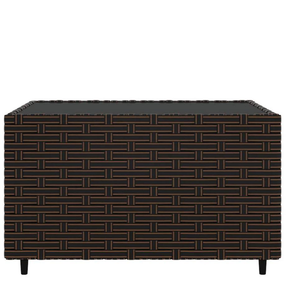 VidaXL tavolino da giardino Rattan  