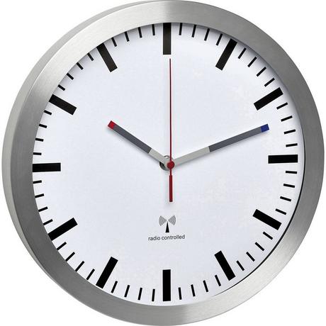 TFA Dostmann Horloge sans fil avec cadre en aluminium  