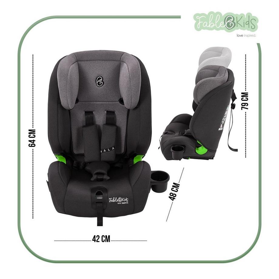 FableKids  Siège auto Siège auto i-Size pour enfants avec Isofix 76-150 cm ECE 