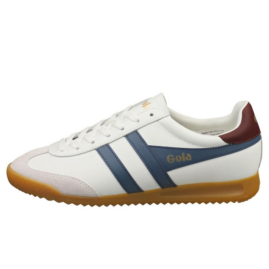 Baskets en cuir torpedo