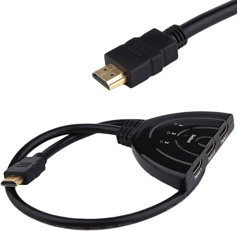 eStore  Interruttore HDMI, 3 vie 