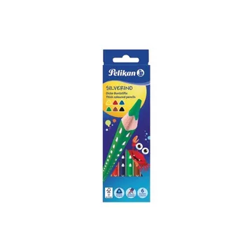 PELIKAN Buntstifte dick Silverino 700610 6 Farben