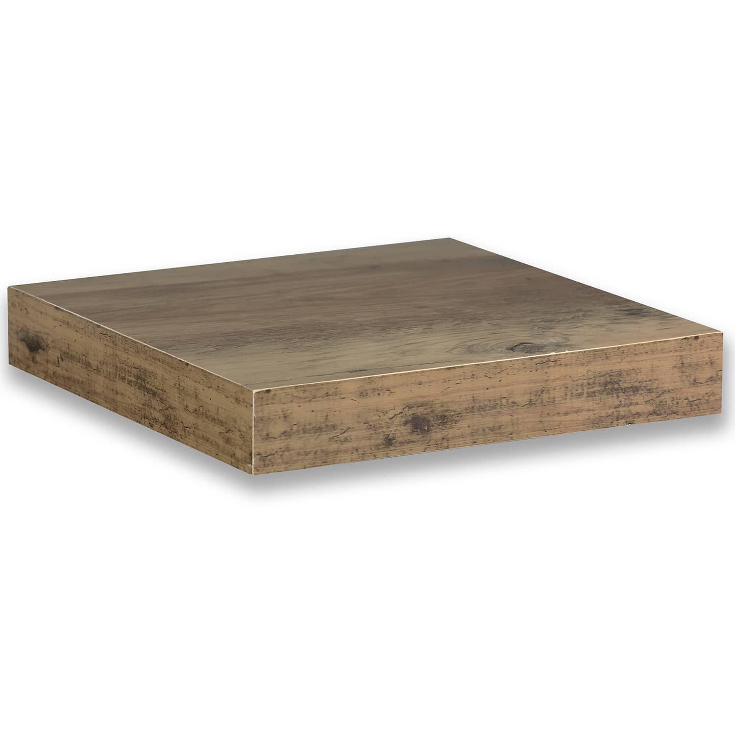 mutoni Mensola a muro Simple laminato rovere scuro 24 cm  