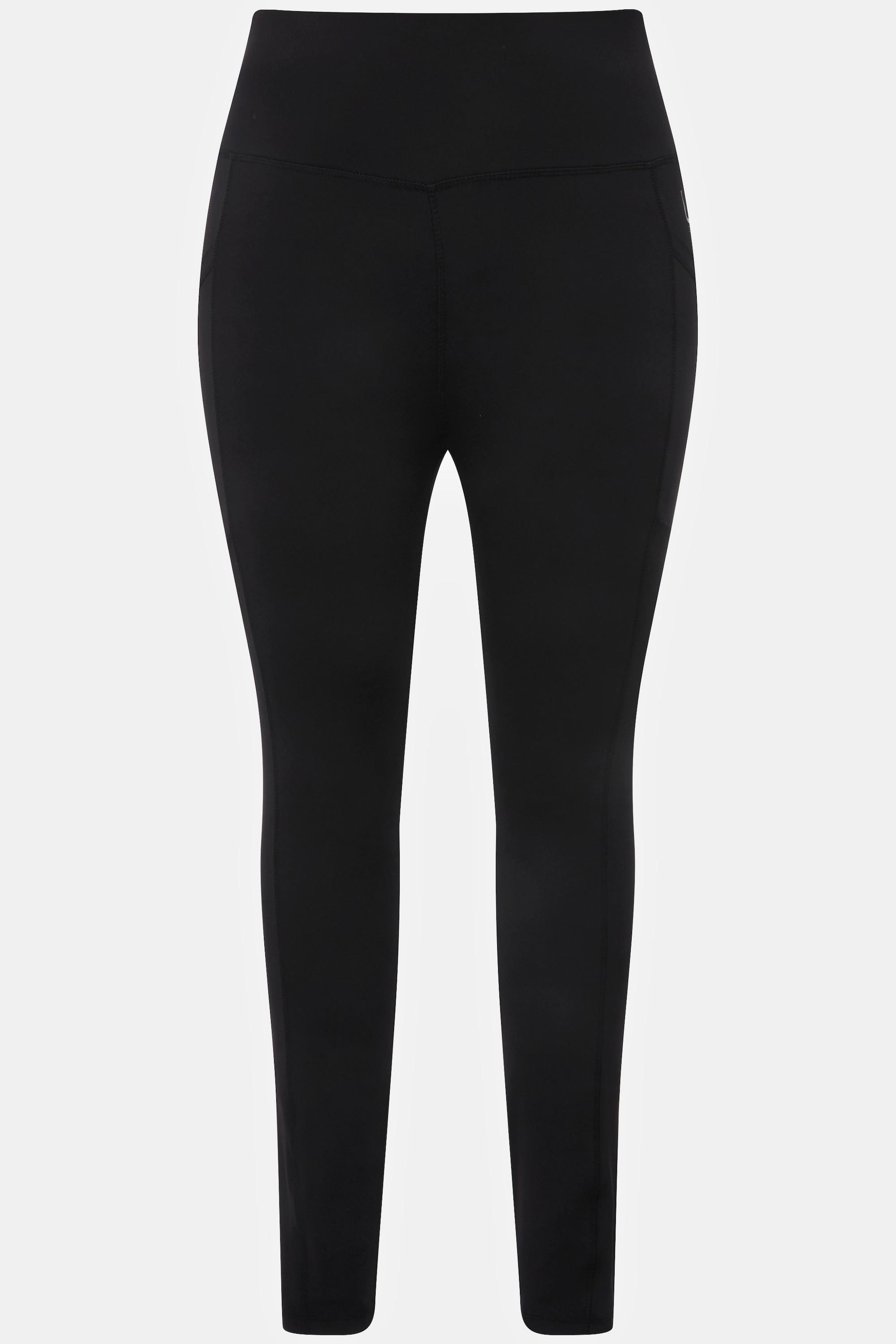 Ulla Popken  Legging de sport. Tissu très élastique à séchage rapide 