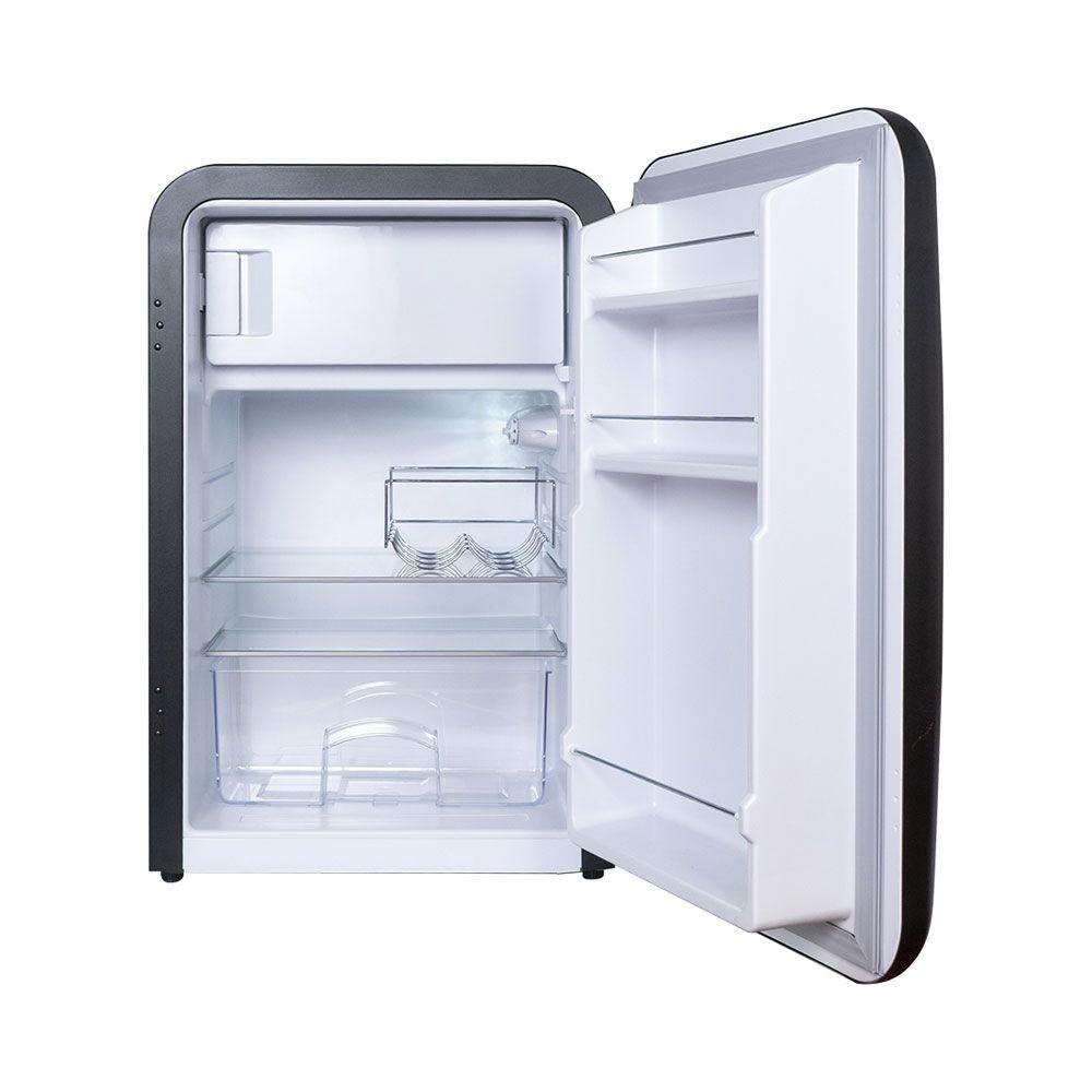 Kibernetik Retro Kühlschrank KSG92 schwarz  