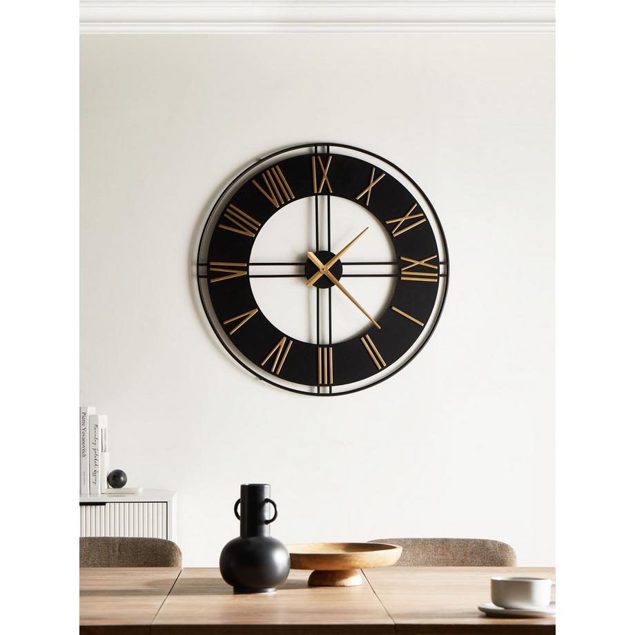 Beliani Orologio da parete en Ferro Industriale PERIGNY  