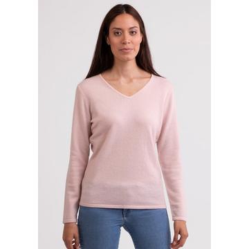 Kaschmir V-Ausschnitt Pullover