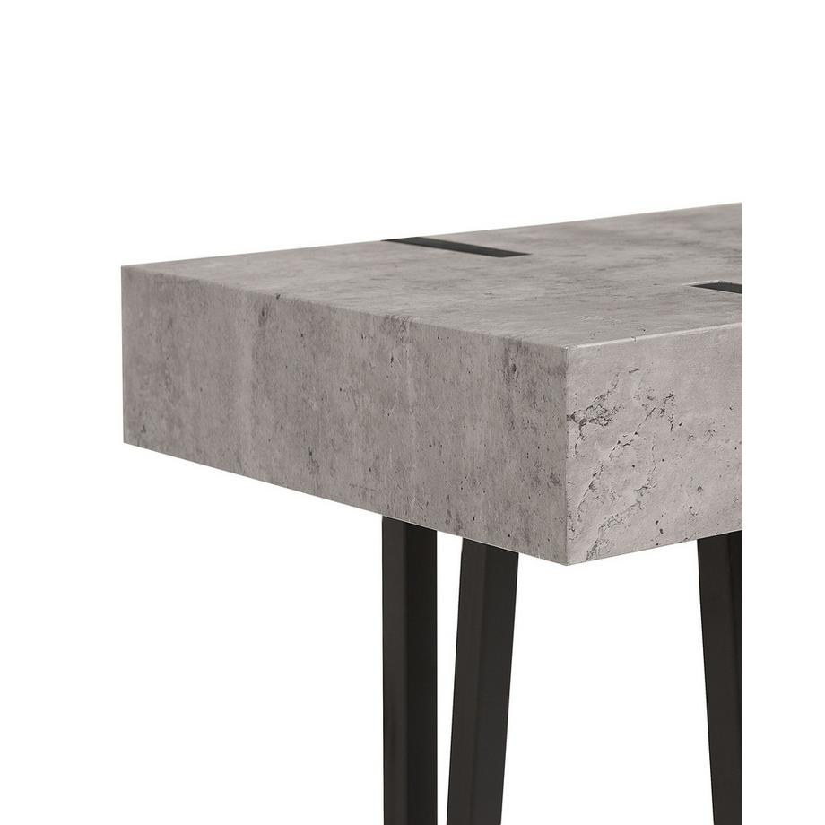 Beliani Konsolentisch aus MDF-Platte Industriell ADENA  