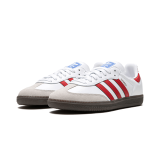 adidas  Samba OG -White Scarlet Red 