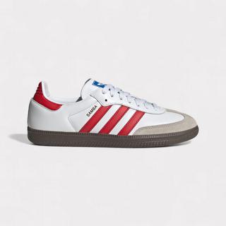 adidas  Samba OG -White Scarlet Red 