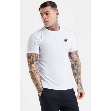 T-Shirts White Essential Short Sleeve Muscle Fit T-Shirt