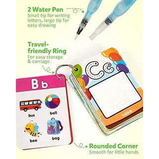 Activity-board  Alphabet Wasser Färbung Karten, Aqua Painting Doddle Flashcards, Zeichnung 26 Buchstaben ABC Worte, pädagogische Lernspielzeug 