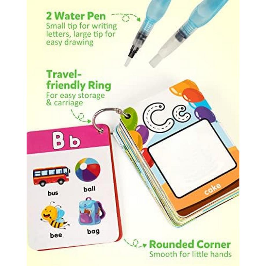 Activity-board  Alphabet Wasser Färbung Karten, Aqua Painting Doddle Flashcards, Zeichnung 26 Buchstaben ABC Worte, pädagogische Lernspielzeug 