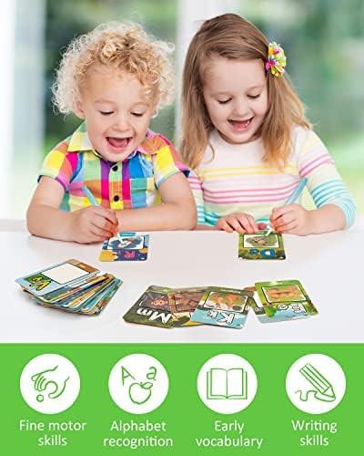 Activity-board  Alphabet Wasser Färbung Karten, Aqua Painting Doddle Flashcards, Zeichnung 26 Buchstaben ABC Worte, pädagogische Lernspielzeug 