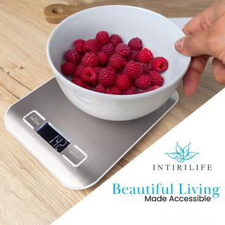 Intirilife Balance de cuisine numérique avec fonction tare  