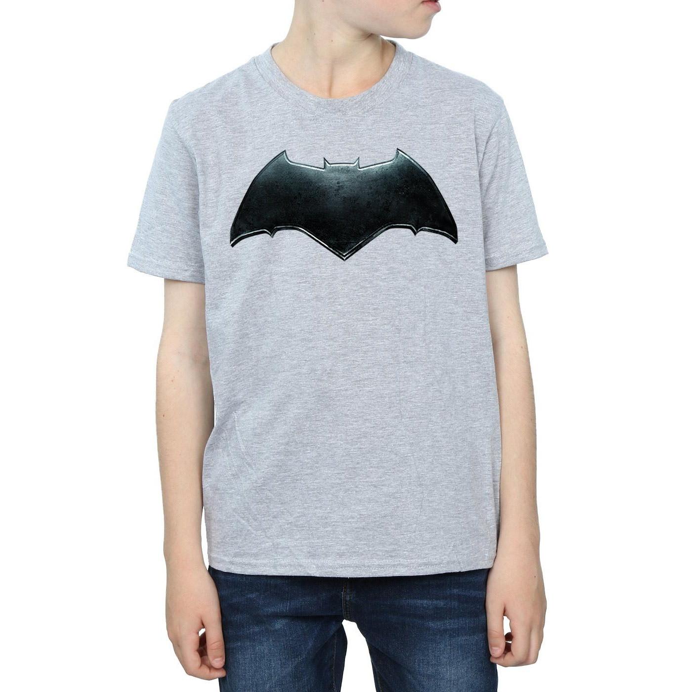 DC COMICS  Justice League Movie Batman Emblem TShirt 