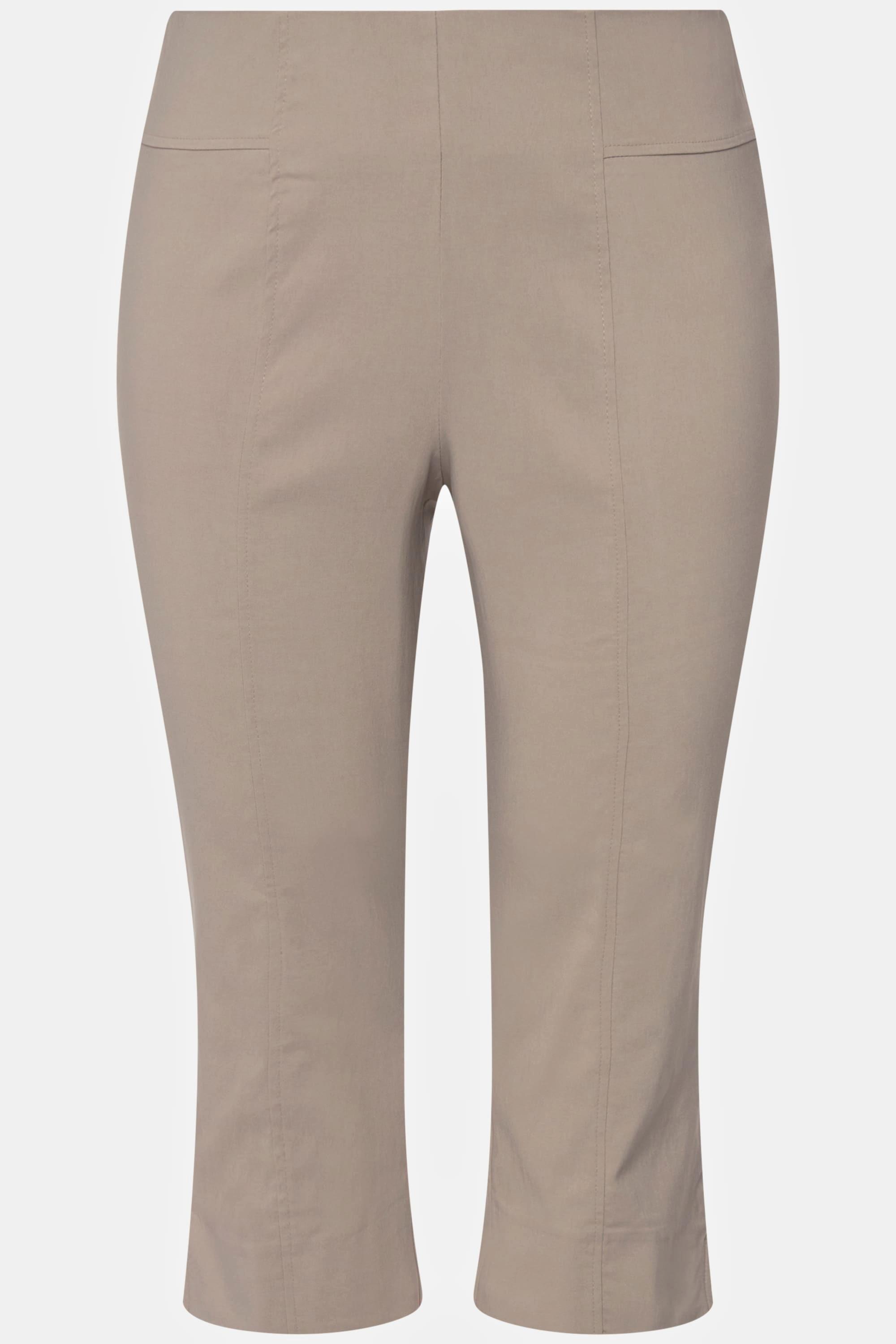 Ulla Popken Corsaire Bengaline Très Extensible Taille Élastique  