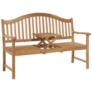 Beliani Banc de jardin en Acacia Traditionnel HILO  