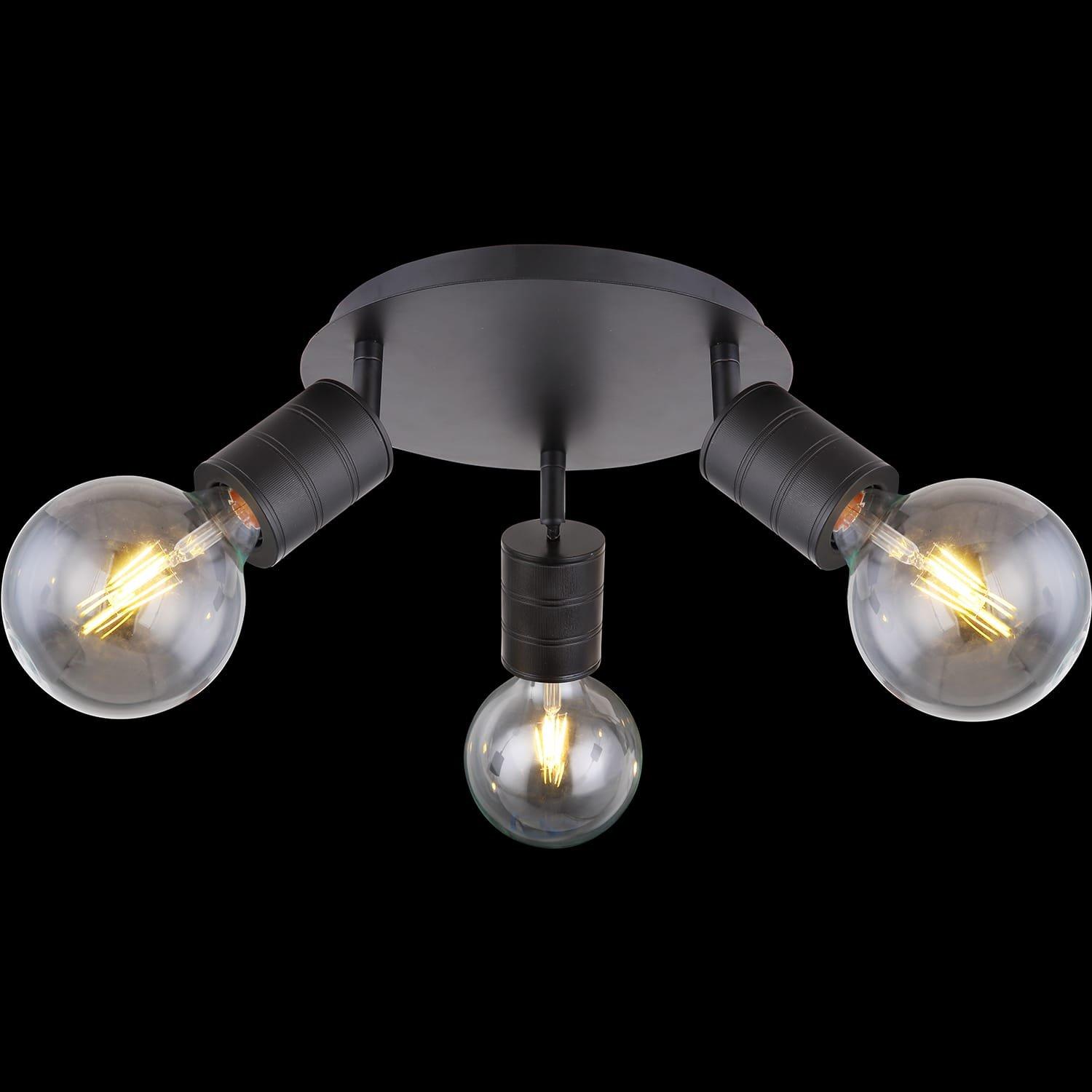 mutoni Strahler Hermine Metall  3xE27  