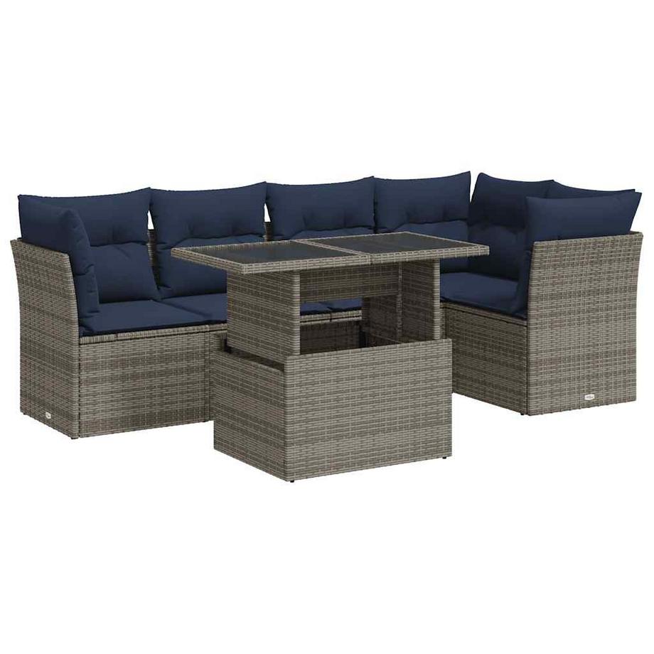 Garten sofagarnitur poly-rattan