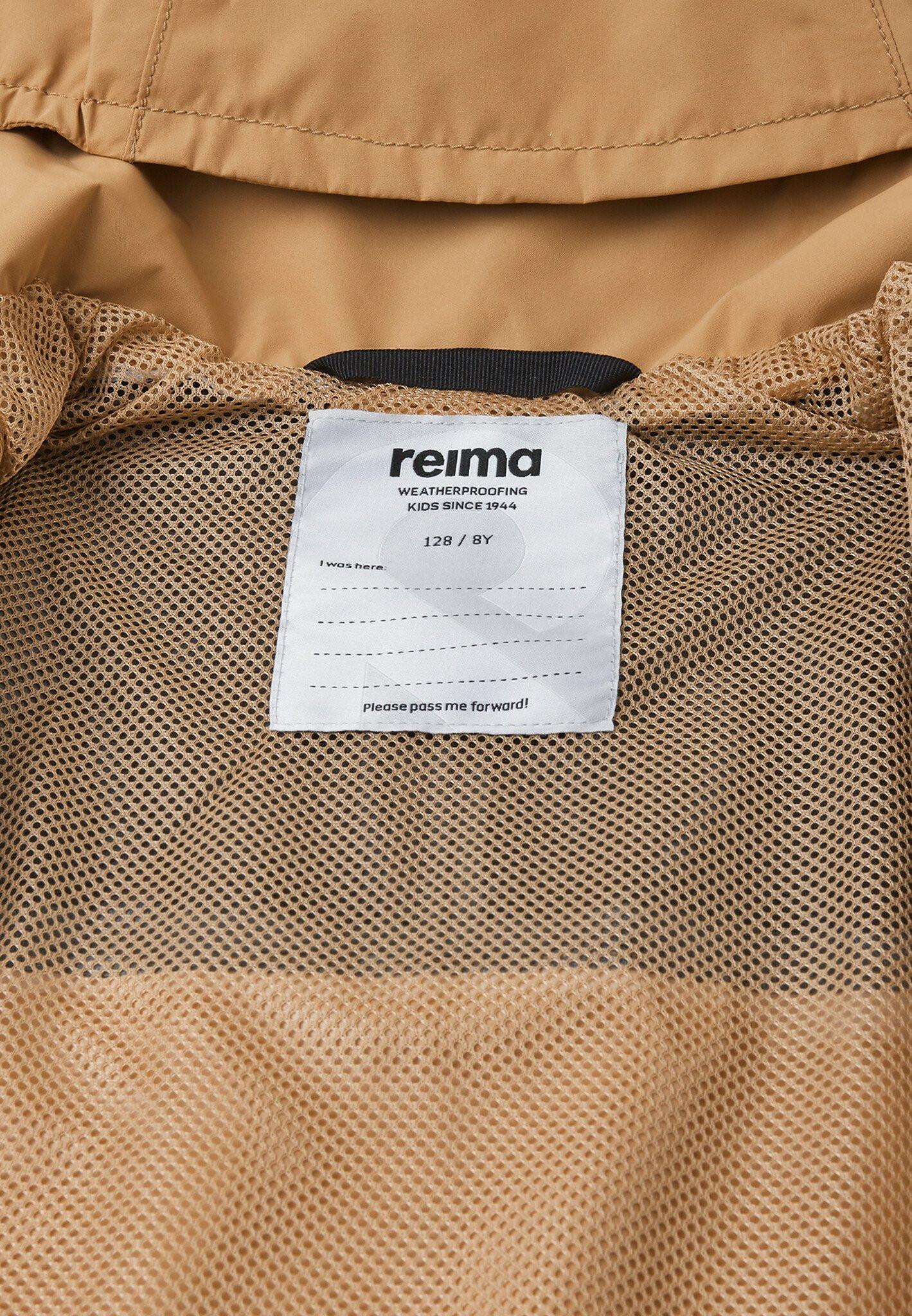 Reima  tec Kinder Regenjacke Tuulos Peanut Brown 