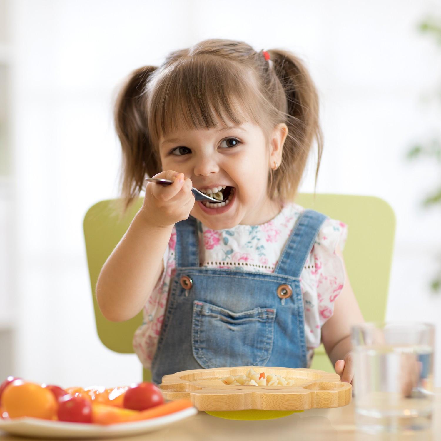 B2X Piatto per bambini con ventosa "Leone"  