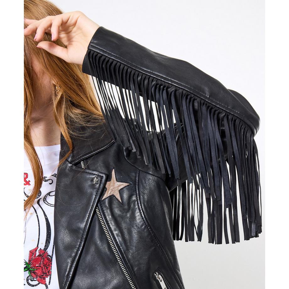 Joe Browns Blouson motard en cuir audacieux  