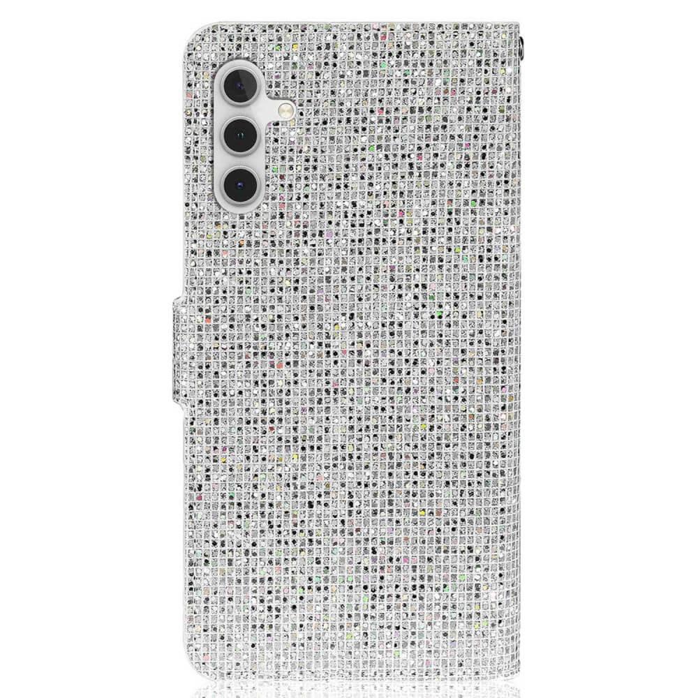 Cover-Discount  Galaxy A14 - Glitter Leder Etui 