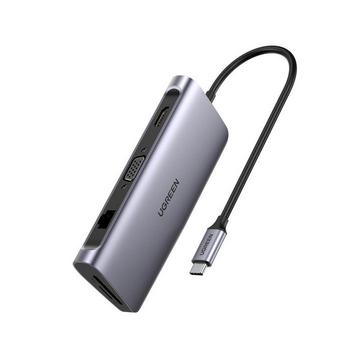 40873 Notebook-Dockingstation & Portreplikator USB 3.2 Gen 1 (3.1 Gen 1) Type-C Metallisch