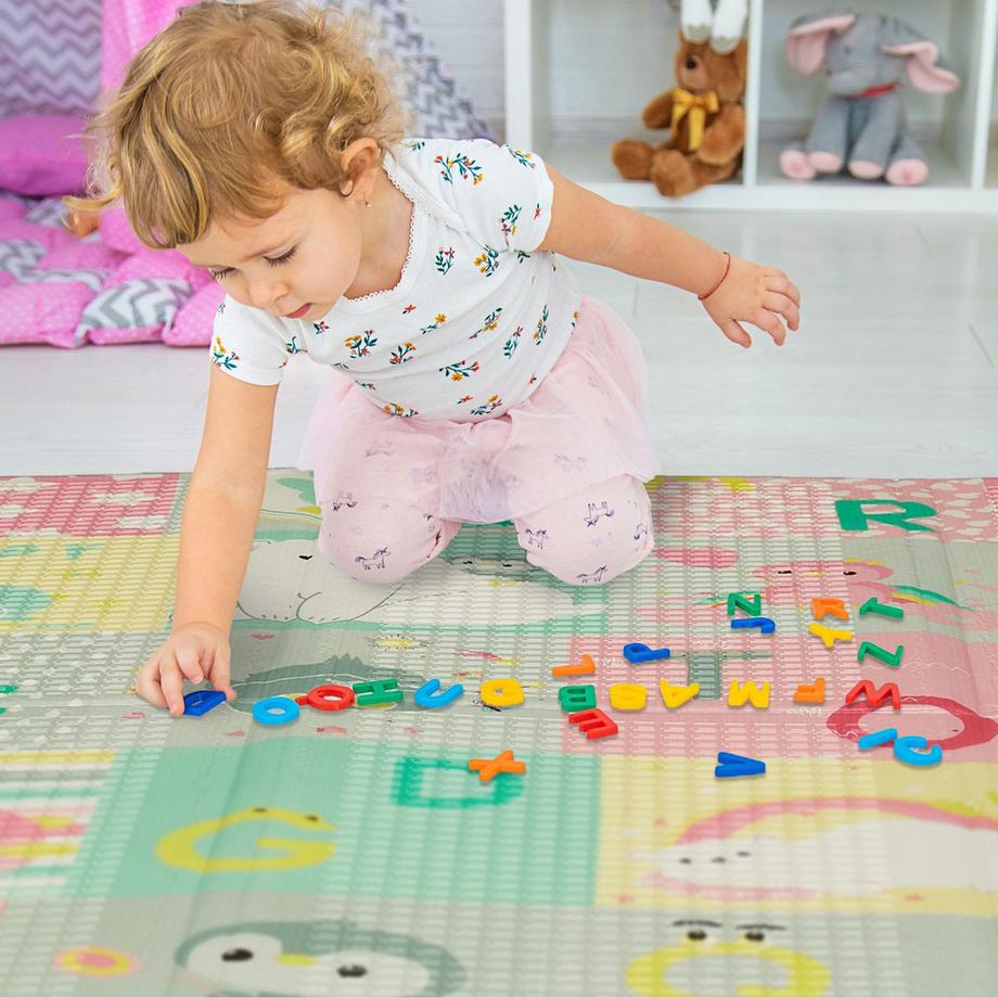 Northio Faltbare Spielmatte mit Tiermotiven  