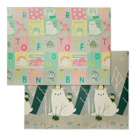 Northio Faltbare Spielmatte mit Tiermotiven  