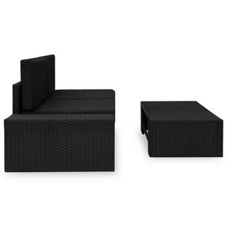 VidaXL Garten-lounge-set poly-rattan  