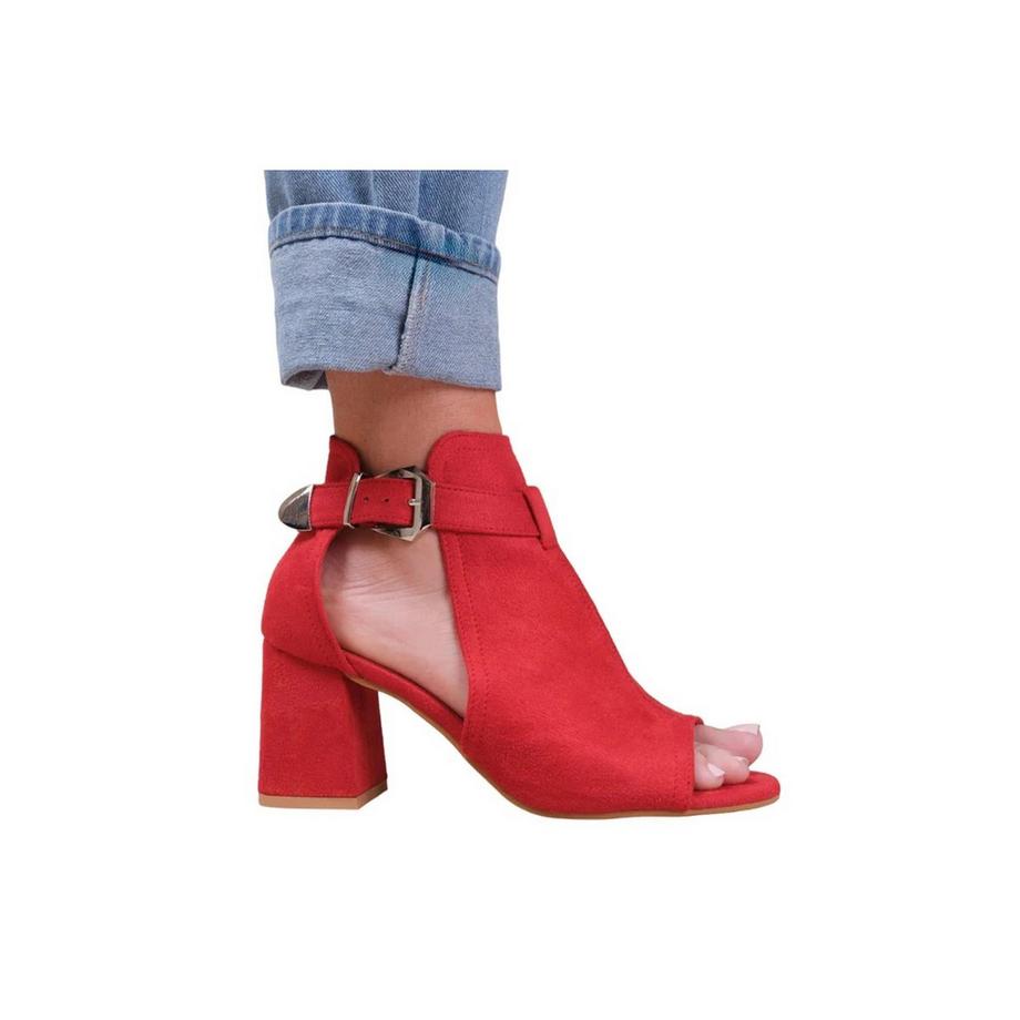 Where's That From Lisa Sandales à Talons Hauts en Daim  