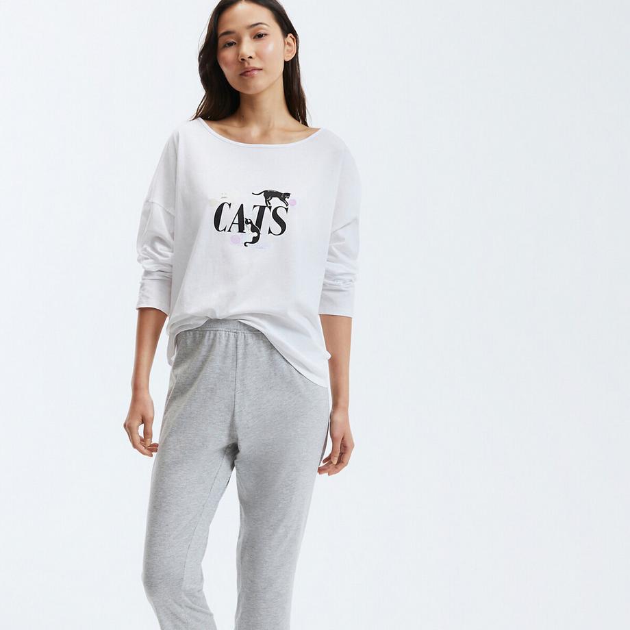 SO'HOME Set Pigiama Stampa Gatto  